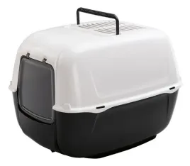 bialo-czarna-kuweta-dla-kota-2-filtry-weglowe-ferplast-prima-39x52x38cm
