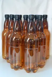 brazowa-butelka-pet-1-litr-nakretka-10-sztuk