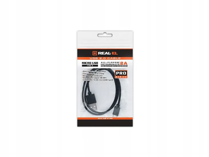 kabel-real-el-premium-usb-a-micro-usb-2m-kolor-czarny