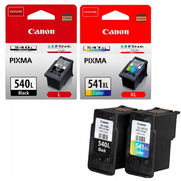 Tusz Canon PG540L + CL541XL czarny + kolor zestaw oryginalny