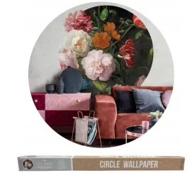 fototapeta-w-kwiaty-okrag-125-cm