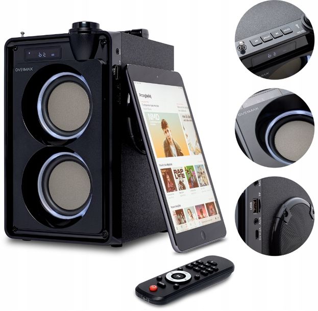 ﻿Głośnik Bluetooth Soundbeat 5.0 USB SD AUX RADIO