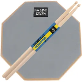 pad-perkusyjny-do-cwiczen-treningowy-ppm300-8-szary-paleczki-5a-zestaw