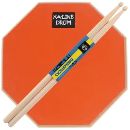 pad-perkusyjny-do-cwiczen-treningowy-ppm300-8-pomarancz-paleczki-5a-zestaw