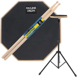 pad-perkusyjny-do-cwiczen-ppm300-8-czarny-paleczki-statyw-zestaw