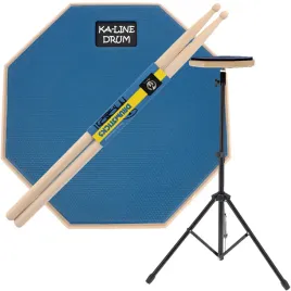 pad-perkusyjny-do-cwiczen-ppm300-8-niebieski-paleczki-statyw-zestaw