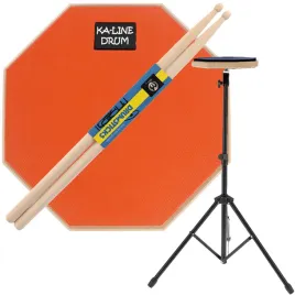 pad-perkusyjny-do-cwiczen-ppm300-8-pomarancz-paleczki-5a-statyw-zestaw