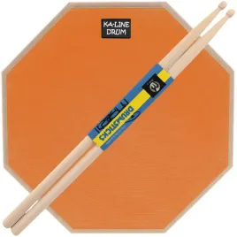pad-perkusyjny-do-cwiczen-treningowy-ppm100-12-pomarancz-paleczki-5a-zestaw