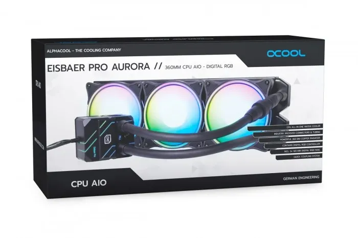 chlodzenie-alphacool-eisbaer-pro-aurora-360-cpu-aio-stan-nowy