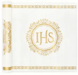 bieznik-komunijny-ihs-eukaliptus-zloty-5-m-pierwsza-komunia-swieta