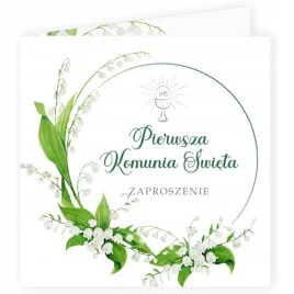 zaproszenia-kwadrat-komunia-konwalie-koperty-8-szt