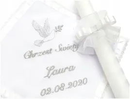 biala-szatka-i-swieca-do-chrztu-dla-dziewczynki-chlopca-gromnica-perla-bs
