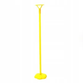 stojak-do-balonu-zolty-z-kwiatkiem-2-sztuki