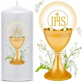 swieca-komunijna-dec5-dekoracja-na-stol-komunia-na-komunie-gruba-nadrukiem