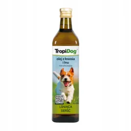 tropidog-olej-z-lososia-i-lnu-nierafinowany-lsniaca-siersc-750ml