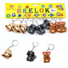 mis-kangur-szop-gumowy-brelok-do-kluczy-zawieszka-do-plecaka-zestaw-12szt