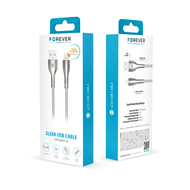 forever-kabel-sleek-usb-lightning-10-m-24a-bialy