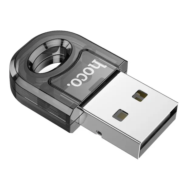 hoco-adapter-usb-a-bluetooth-ua28-transparentny-czarny-stan-nowy