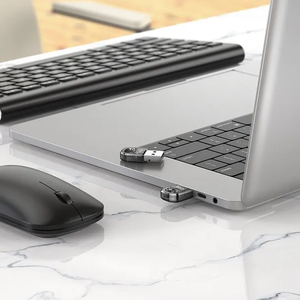hoco-adapter-usb-a-bluetooth-ua28-transparentny-czarny-stan-nowy