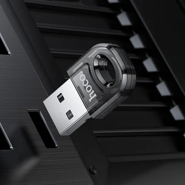 hoco-adapter-usb-a-bluetooth-ua28-transparentny-czarny-stan-nowy