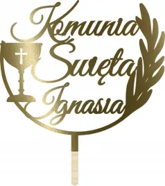 zloty-topper-na-tort-komunia-swieta-z-imieniem-eko