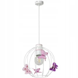 lampa-wiszaca-dziecieca-metalowa-kula-motylki-e27