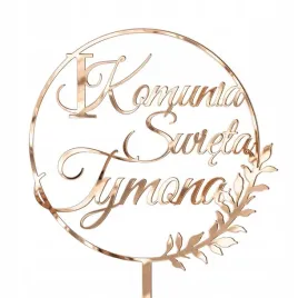 topper-personalizowany-pierwsza-i-komunia-swieta-napis-zloty-lustrzany-tort