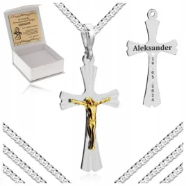 srebrny-lancuszek-na-komunie-chrzest-dla-chlopca-srebro-925-grawer-gratis