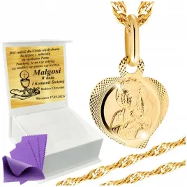 zloty-lancuszek-z-medalikiem-585-na-komunie-chrzest-grawer-upominek-gratis