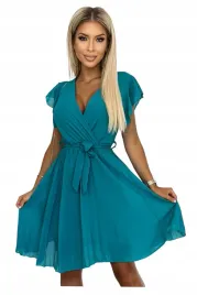 sukienka-damska-wyszczuplajaca-midi-elegancka-szyfonowa-plisowana-dekolt