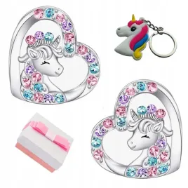 srebrne-kolczyki-jednorozce-dla-dziewczynki-sztyfty-wkretki-brelok