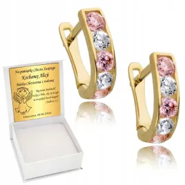 zlote-kolczyki-585-chrzest-komunia-grawer