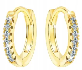 zlote-kolczyki-dla-dzieci-kolka-srebrne-dla-dziewczynki-srebro-pozlacane