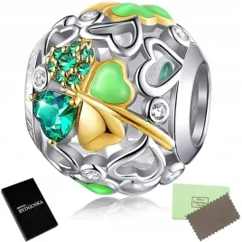 zawieszka-charms-srebro-925-koniczyna-serce-beads-charms-srebro-proba-925