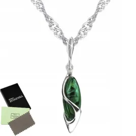 naszyjnik-srebrny-lancuszek-srebro-proba-925-malachit-z-zawieszka-damski