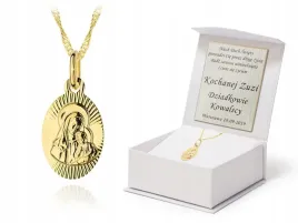 zloty-komplet-medalik-matka-boska-lancuszek-p585