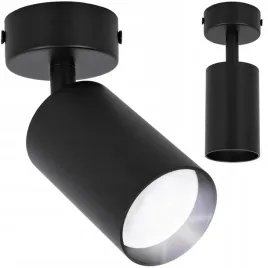 lampa-sufitowa-kinkiet-spot-oprawa-halogenowa-gu10-tuba-na-sciane-czarna