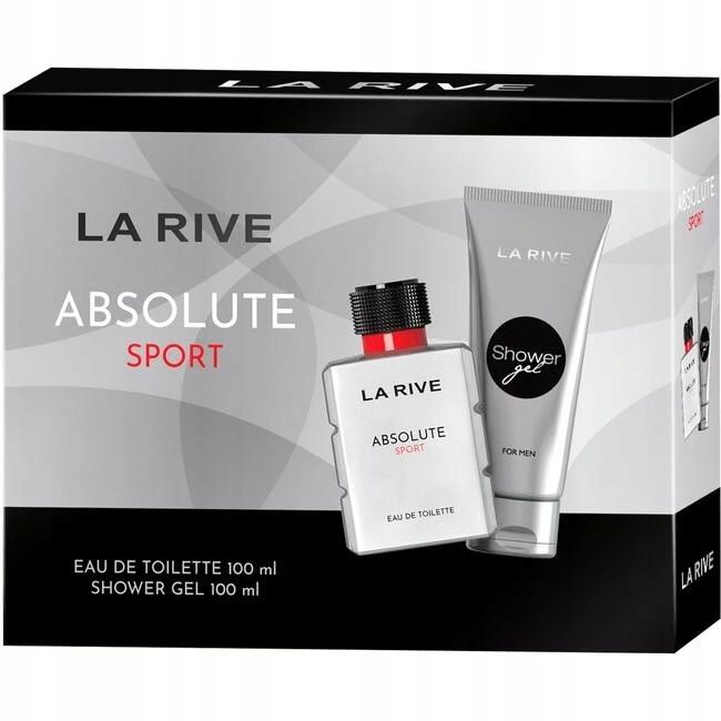 la rive absolute sport woda toaletowa 100 ml   zestaw