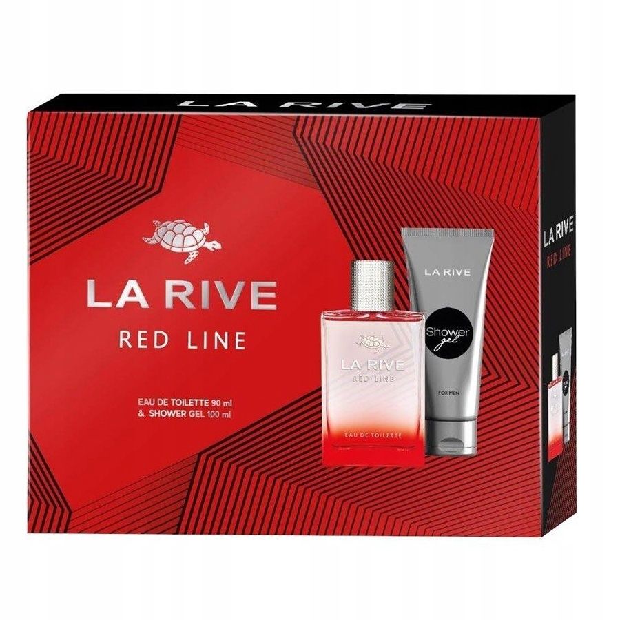 la rive red line woda toaletowa 90 ml   zestaw