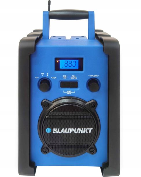 ﻿RADIO BUDOWLANE BLAUPUNKT PP30BT JOBSITE BT I AKU USB Wyświetlacz LCD