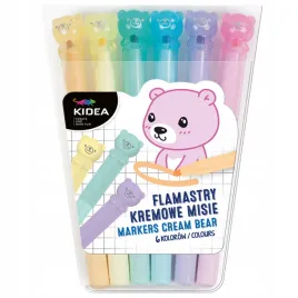 flamastry-kremowe-misie-6-kolorow-kidea