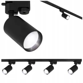 oswietlenie-szynowe-4x-reflektor-gu10-szyna-1m-lampa-szynoprzewod-czarna