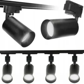 oswietlenie-led-szynowe-reflektor-na-szynie-4x-lampa-gu10-led-listwa-2m