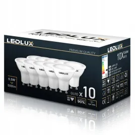 10x-zarowka-led-gu10-55w-50w-smd-4000k-neutralna-premium-ledlux-nie-mruga