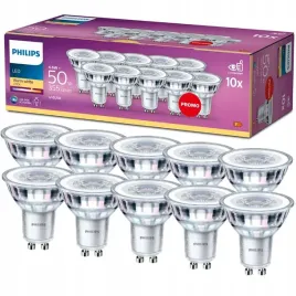 10x-zarowka-led-gu10-46w-50w-355lm-2700k-ciepla-biala-36-philips