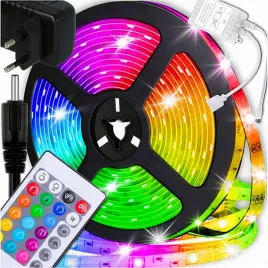 ledy-wodoodporne-kolorowe-tasma-led-rgb-wodoodporna-5m-z-pilotem