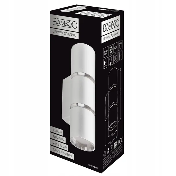 kinkiet-scienny-bamboo-bialy-2xgu10-kolekcja-bamboo