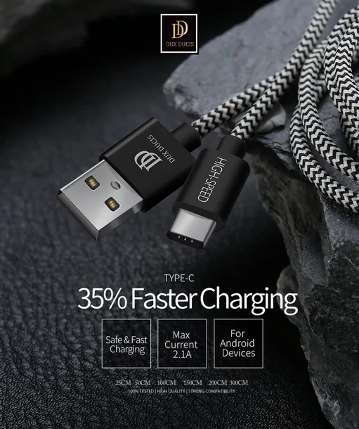 dux-ducis-kabel-usb-k-one-typ-c-100cm-stan-nowy