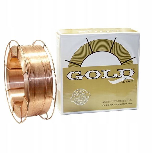 Zdjęcia - Wyposażenie warsztatu Gold Line DRUT SPAWALNICZY G3SI1 SG2 GOLD FI 0.8/15 KG DRG.08 