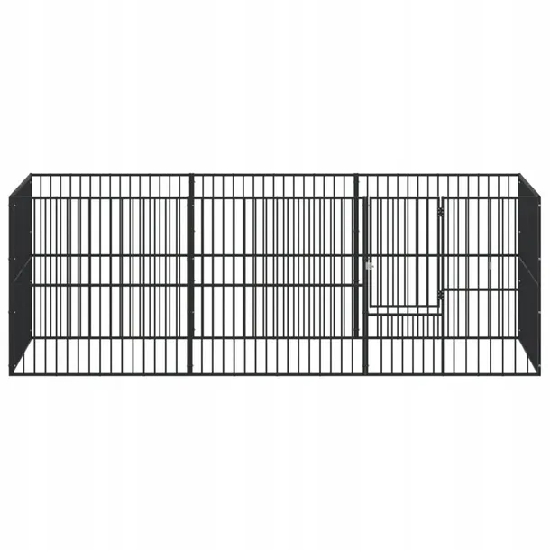 kojec-dla-psa-8-paneli-czarny-stal-galwanizowan-stan-nowy-dlugosc-1-cm
